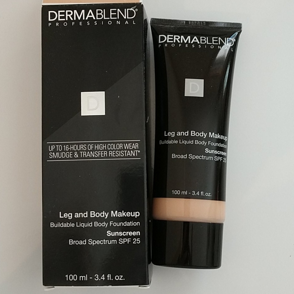 Dermablend leg and body makeup color fair Ivory